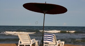 Private beach nearby
