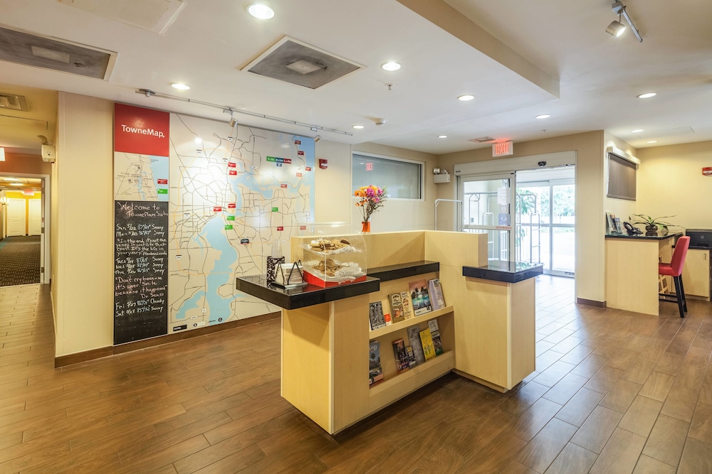 Towneplace Suites Marriott Jacksonville Butler Boulevard 2018 Room Hotel Front Featured Image Lobby