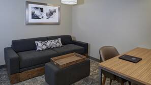 Pillowtop beds, desk, laptop workspace, blackout drapes