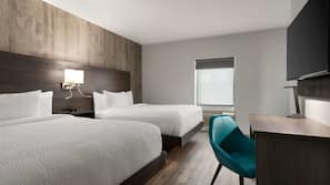 Pillow top beds, iron/ironing board, free cots/infant beds, free WiFi