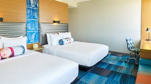 Premium bedding, in-room safe, blackout drapes, iron/ironing board
