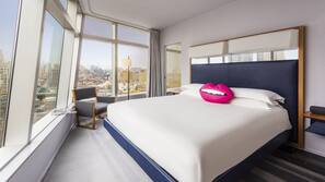 Premium bedding, pillow-top beds, minibar, in-room safe