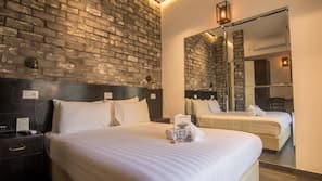 In-room safe, individually furnished, blackout curtains
