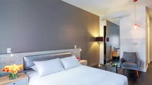 Premium bedding, minibar, in-room safe, desk