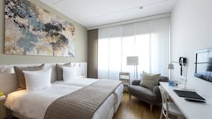 Minibar, in-room safe, desk, blackout curtains