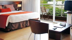 Premium bedding, memory foam beds, minibar, in-room safe