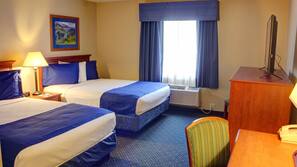 Desk, cribs/infant beds, rollaway beds, free WiFi