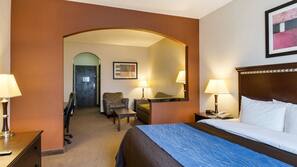 Desk, iron/ironing board, free WiFi, bed sheets