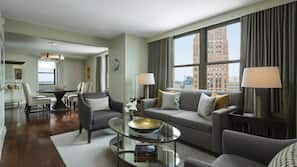Premium bedding, down duvet, pillow top beds, in-room safe
