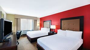 In-room safe, desk, iron/ironing board, free cribs/infant beds