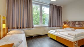 Desk, iron/ironing board, free WiFi, linens
