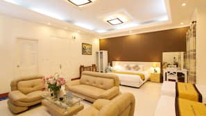 Premium bedding, down duvet, in-room safe, individually decorated