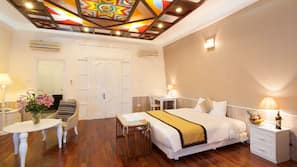 Premium bedding, down duvet, in-room safe, individually decorated