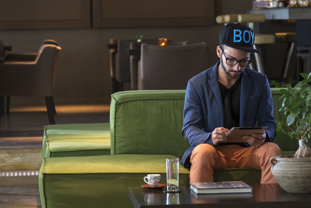 Lobby sitting area, Aktia Lounge Hotel & Spa