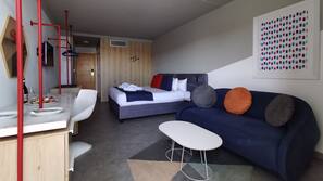 In-room safe, desk, blackout curtains, iron/ironing board