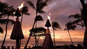 Private beach nearby, sun loungers, beach umbrellas, beach towels