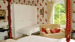 Individually decorated, individually furnished, iron/ironing board