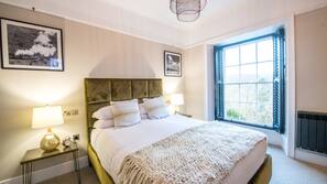 Individually decorated, individually furnished, desk, blackout curtains