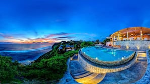 Private beach, white sand, free beach shuttle, sun-loungers