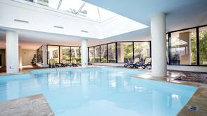 Indoor pool, outdoor pool