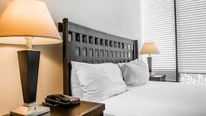 Pillowtop beds, desk, iron/ironing board, free WiFi