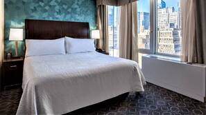 Premium bedding, down comforters, in-room safe, iron/ironing board