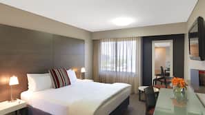 Premium bedding, minibar, in-room safe, desk