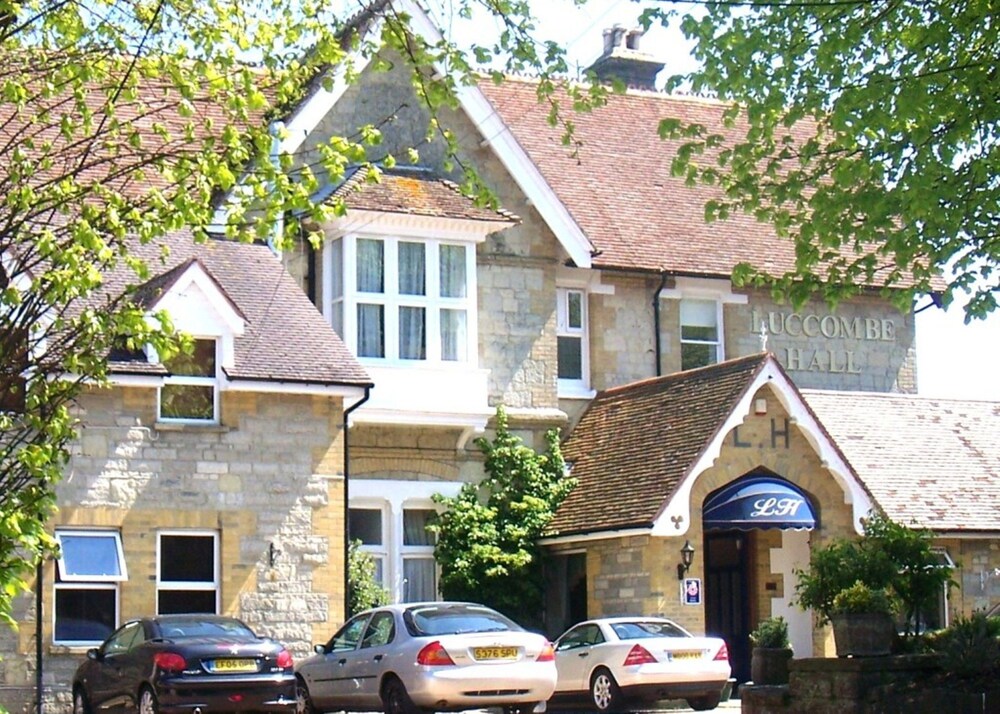 Property entrance, Luccombe Hall Country House Hotel