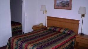 Premium bedding, blackout drapes, free WiFi, bed sheets