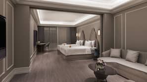 1 ห้องนอน, เครื่องนอนระดับพรีเมียม, ผ้านวมขนเป็ด, มินิบาร์ฟรี