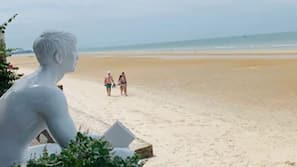 海灘、白沙、海灘酒吧