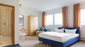 Roupas de cama antialérgicas, Wi-Fi de cortesia, roupa de cama