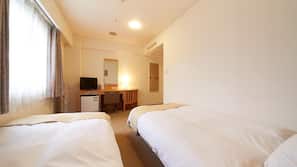 Desk, free WiFi, linens