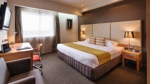 Minibar, in-room safe, desk, blackout curtains