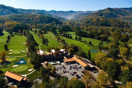 Aerial view, Waynesville Inn & Golf Club, Trademark Collection by Wyndham