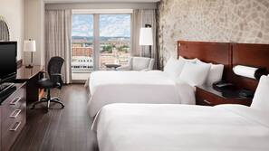 Pillow top beds, in-room safe, desk, iron/ironing board