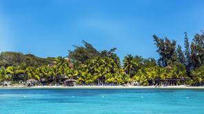 Private beach, sun loungers, scuba diving, snorkeling