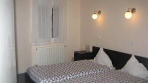 Down duvets, memory-foam beds, minibar, in-room safe