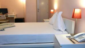 Down duvets, memory-foam beds, minibar, in-room safe