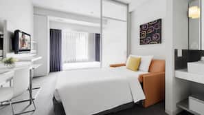 In-room safe, desk, blackout curtains, iron/ironing board
