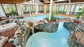 Indoor pool, outdoor pool