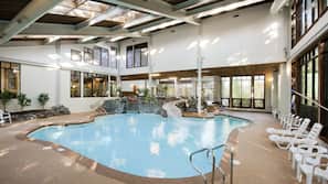 Indoor pool, outdoor pool