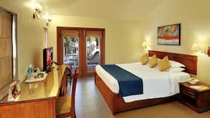Egyptian cotton sheets, premium bedding, memory-foam beds, minibar