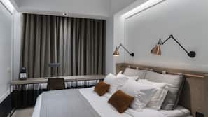 Literie de qualité supérieure, surmatelas, minibar