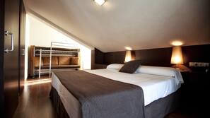 Desk, cots/infant beds, free WiFi