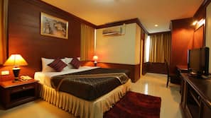 In-room safe, soundproofing, rollaway beds, free WiFi