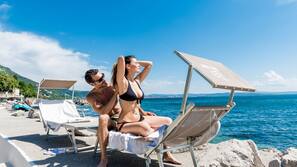 Sulla spiaggia