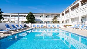 Indoor pool, seasonal outdoor pool