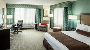 Desk, blackout curtains, iron/ironing board, rollaway beds