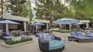 3 outdoor pools, open 9:00 AM to 5:00 PM, pool cabanas (surcharge)